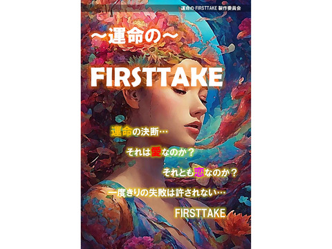 映画・ドラマ『運命のファーストテイク』出演者募集‼